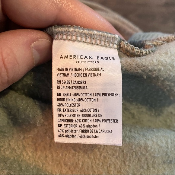 American Eagle hoodie ahh-mazingly soft pullover leopard print oversized fit - Picture 4 of 4